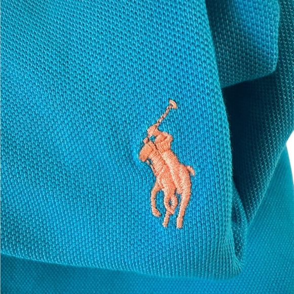 Men’s Ralph Lauren Blue Polo Shirt Classic Style - Picture 3 of 4